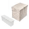EMUCA KIT DE 2 BANDEJAS AUXILIARES, 1 CESTO Y BASTIDOR REGULABLE QUARTZ PARA ARMARIOS, GUÍAS DE CIERRE SUAVE Y EXTR