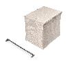 EMUCA KIT DE PANTALONERO DE 7 VARILLAS, CESTO Y BASTIDOR REGULABLE QUARTZ PARA ARMARIOS, GUÍAS DE CIERRE SUAVE Y EX