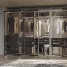 EMUCA LOTE DE 7 VARILLAS PANTALONERO PARA ARMARIOS Y VESTIDORES QUARTZ, PLÁSTICO Y ALUMINIO, TITANIO