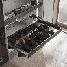 EMUCA KIT DE CAJÓN ZAPATERO EXTRAÍBLE PARA ARMARIOS QUARTZ, REGULABLE, MÓDULO 600MM, ACERO, ALUMINIO Y PLÁSTICO, TI