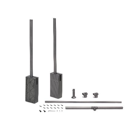 EMUCA COLGADOR ABATIBLE PARA ARMARIO SWAY, ANCHO REGULABLE 600 - 830MM, ACERO, ALUMINIO Y PLÁSTICO, PINTADO TITANIO