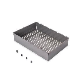 EMUCA CAJÓN METÁLICO PARA ARMARIOS Y VESTIDORES QUARTZ, 540 (M70), ACERO, TITANIO