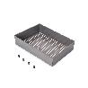 EMUCA CAJÓN METÁLICO PARA ARMARIOS Y VESTIDORES QUARTZ, 540 (M70), ACERO, TITANIO