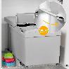 EMUCA CONTENEDOR DE RECICLAJE PARA FIJACIÓN INFERIOR Y EXTRACCIÓN AUTOMÁTICA EN MUEBLE DE COCINA 1X16LITROS 2X7.5LI