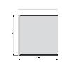 EMUCA PROTECTOR DE FONDO PARA MUEBLES DE COCINA, TABLERO 16MM, MÓDULO 800MM, 768X580MM, PLÁSTICO Y ALUMINIO, ALUMIN