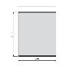 EMUCA PROTECTOR DE FONDO PARA MUEBLES DE COCINA, TABLERO 16MM, MÓDULO 900MM, 868X580MM, PLÁSTICO Y ALUMINIO, ALUMIN