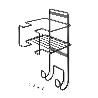 EMUCA SOPORTE PARA TABLA DE PLANCHAR, ACCESORIOS DE PLANCHADO Y PLANCHA, ACERO, GRIS ANTRACITA