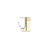 EMUCA KIT DE 2 PERFILES SUPERIORES GOLA PARA MUEBLES DE COCINA, LONGITUD 2,35M, CON ACCESORIOS, ALUMINIO, PINTADO N