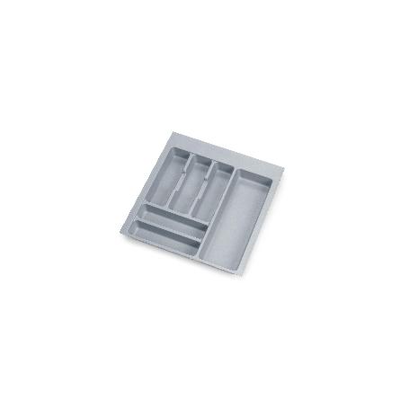 EMUCA CUBERTERO OPTIMA PARA CAJÓN UNIVERSAL, MÓDULO 500MM, PLÁSTICO, GRIS