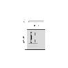 EMUCA CUBERTERO OPTIMA PARA CAJÓN UNIVERSAL, MÓDULO 500MM, PLÁSTICO, GRIS