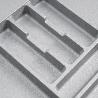 EMUCA CUBERTERO OPTIMA PARA CAJÓN UNIVERSAL, MÓDULO 500MM, PLÁSTICO, GRIS