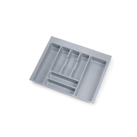 EMUCA CUBERTERO OPTIMA PARA CAJÓN UNIVERSAL, MÓDULO 600MM, PLÁSTICO, GRIS