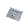EMUCA CUBERTERO OPTIMA PARA CAJÓN UNIVERSAL, MÓDULO 600MM, PLÁSTICO, GRIS