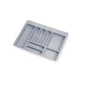EMUCA CUBERTERO OPTIMA PARA CAJÓN UNIVERSAL, MÓDULO 700MM, PLÁSTICO, GRIS