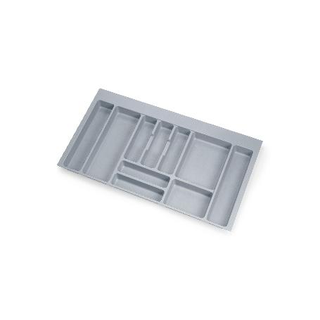 EMUCA CUBERTERO OPTIMA PARA CAJÓN UNIVERSAL, MÓDULO 900MM, PLÁSTICO, GRIS