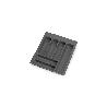 EMUCA CUBERTERO OPTIMA VERTEX/CONCEPT PROFUNDIDAD 500MM, TABLERO 16MM, MÓDULO 450MM, PLÁSTICO, GRIS ANTRACITA