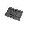 EMUCA CUBERTERO OPTIMA VERTEX/CONCEPT PROFUNDIDAD 500MM, TABLERO 16MM, MÓDULO 700MM, PLÁSTICO, GRIS ANTRACITA