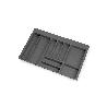 EMUCA CUBERTERO OPTIMA VERTEX/CONCEPT PROFUNDIDAD 500MM, TABLERO 16MM, MÓDULO 800MM, PLÁSTICO, GRIS ANTRACITA