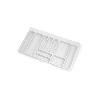 EMUCA CUBERTERO OPTIMA VERTEX/CONCEPT PROFUNDIDAD 500MM, TABLERO 16MM, MÓDULO 900MM, PLÁSTICO, BLANCO