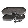EMUCA SISTEMA DE RINCÓN EXTRAÍBLE LAKE HARMONY PARA MUEBLE DE COCINA, IZQUIERDA, ALTURA REGULABLE, ACERO Y MADERA, 