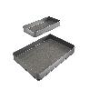 EMUCA RINCONERO EXTRAÍBLE HARMONY PARA MUEBLES DE COCINA, IZQUIERDA, ACERO Y MADERA, GRIS ANTRACITA
