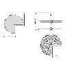 EMUCA JUEGO DE BANDEJAS GIRATORIAS SHELVO 3/4, PARA MÓDULO 800MM, PLÁSTICO Y ALUMINIO, BLANCO