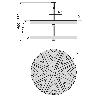 EMUCA JUEGO DE BANDEJAS CIRCULARES SHELVO PARA MUEBLE DE COCINA, PARA MÓDULO 800MM, PLÁSTICO Y ALUMINIO, BLANCO