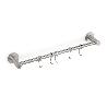EMUCA COLGADOR ADHESIVO DE COCINA CON 5 GANCHOS SUPRA, ACERO INOXIDABLE