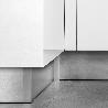 EMUCA LOTE DE 2 ZÓCALOS PARA COCINA PLASLINE CON ACCESORIOS DE UNIÓN, ALTURA 100MM, 2 BARRAS DE LOGNITUD 2.35M, PLÁ