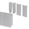 EMUCA LOTE DE 2 ZÓCALOS PARA COCINA PLASLINE CON ACCESORIOS DE UNIÓN, ALTURA 150MM, 2 BARRAS DE LOGNITUD 2.35M, PLÁ