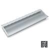 EMUCA LOTE DE 20 TIRADORES PARA MUEBLE ALFAFAR, L190MM, INTEREJE 160MM, ALUMINIO, ANODIZADO MATE