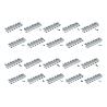 EMUCA LOTE DE 20 TIRADORES PARA MUEBLE ALFAFAR, L190MM, INTEREJE 160MM, ALUMINIO, ANODIZADO MATE