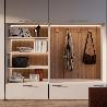 EMUCA LOTE DE 10 TIRADORES PARA MUEBLE ORLANDO, L136MM, INTEREJE 96MM, ACERO, NÍQUEL SATINADO