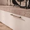 EMUCA LOTE DE 5 TIRADORES PARA MUEBLE RIAD, L232MM, INTEREJE 192MM, ALUMINIO, BRONCE