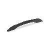 EMUCA LOTE DE 8 TIRADORES PARA MUEBLE VARNA, L181MM, INTEREJE 160MM, ZAMAK, PINTADO NEGRO