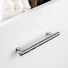 EMUCA TIRADOR PARA MUEBLE ORLANDO, L528MM, INTEREJE 448MM, ACERO, NÍQUEL SATINADO