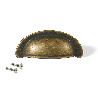 EMUCA TIRADOR PARA MUEBLE ALBERIC, L77MM, INTEREJE 64MM, ZAMAK, BRONCE
