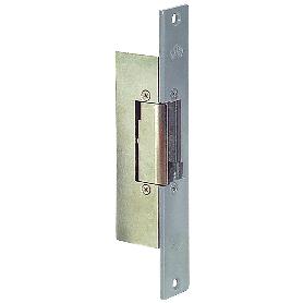 CERRADURA JIS ELECTRICA 12 VOLTIOS 832-901G FRENTE GRIS