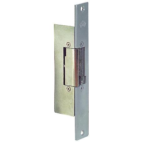 CERRADURA JIS ELECTRICA 12 VOLTIOS 832-901G FRENTE GRIS