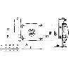 LINCE CERRADURA 5124A-120 DCHA  SOBREPONER