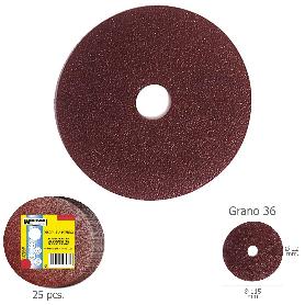 DISCO LIJA HIERRO 115X22 MM. GRANO  36 (PAQUETE DE 25 UNIDADES)