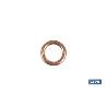 ARANDELA DE COBRE PARA TAPON CARTER 18X24   CAJA 100 UNID.