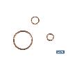 ARANDELA DE COBRE PARA TAPON CARTER 22X28   CAJA 100 UNID.