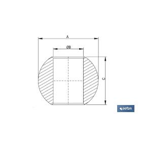BLÍSTER DE 10 UDS. ALCAYATA ROSCADA 19X50 VENTA UNITARIA