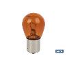 LÁMPARA COFAN 1 POLO ÁMBAR DESCENTRADA PY21W (BAU15S) 12V VENTA UNITARIA