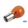 LÁMPARA COFAN 2 POLOS ÁMBAR CENTRADA P21/5W (BAY15D) 12V   CAJA 10 UNID.