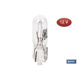 LÁMPARA S/CASQUILLO W1,2-T5 12V   CAJA 10 UNID.