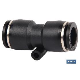 EMPALME RAPIDO RECTO PLASTICO T-14 VENTA UNITARIA