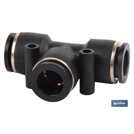 EMPALME RAPIDO PLASTICO T T-10 VENTA UNITARIA
