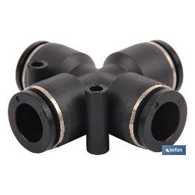 EMPALME RAPIDO FORMA CRUZ M-10 VENTA UNITARIA